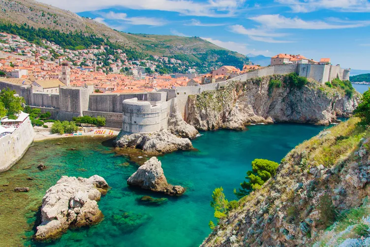 Dubrovnik oude stadsmuren